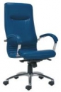Кресло руководителя STAR STEEL кожа (синий SP-C)